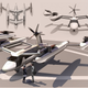 Image for article titled Uber’s New Aerial Taxi Concept Looks Like the Spruce Goose of Flying Cars